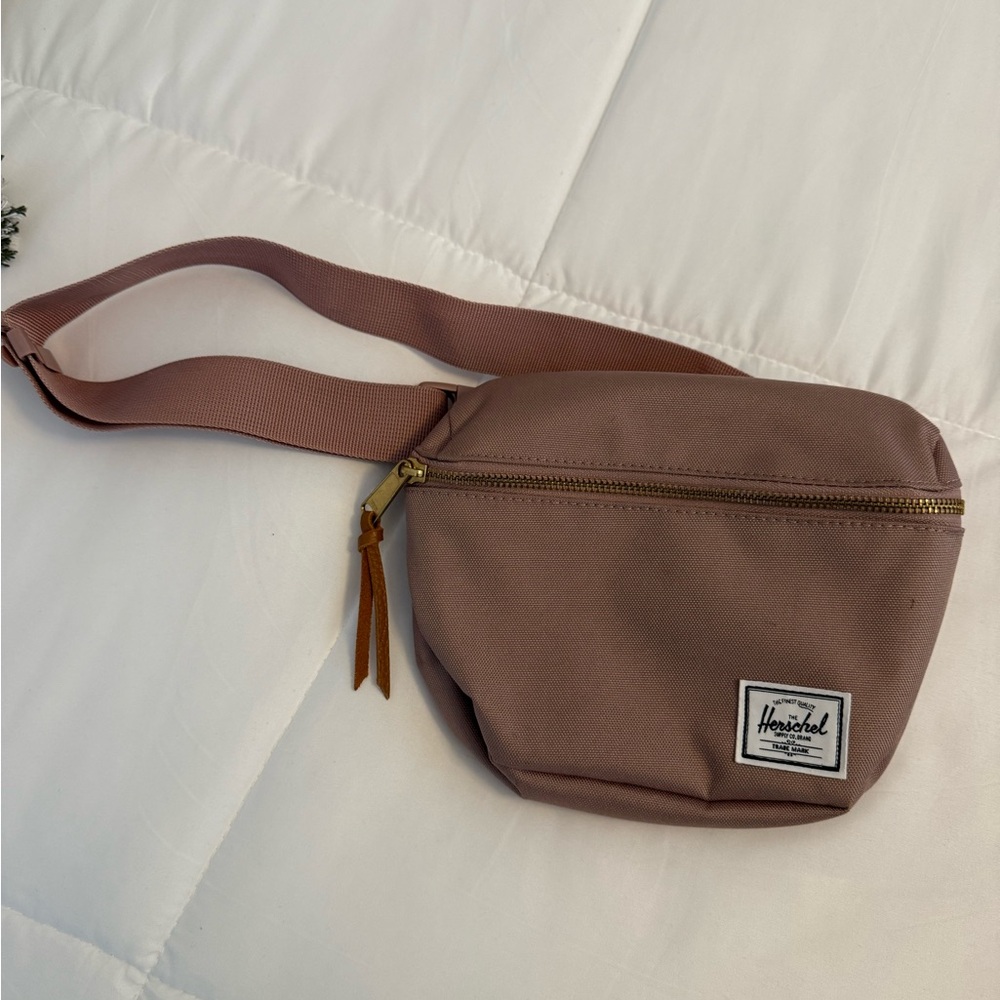 Herschel Supply Company Mauve Pink Belt Bag with Adjustable Strap
